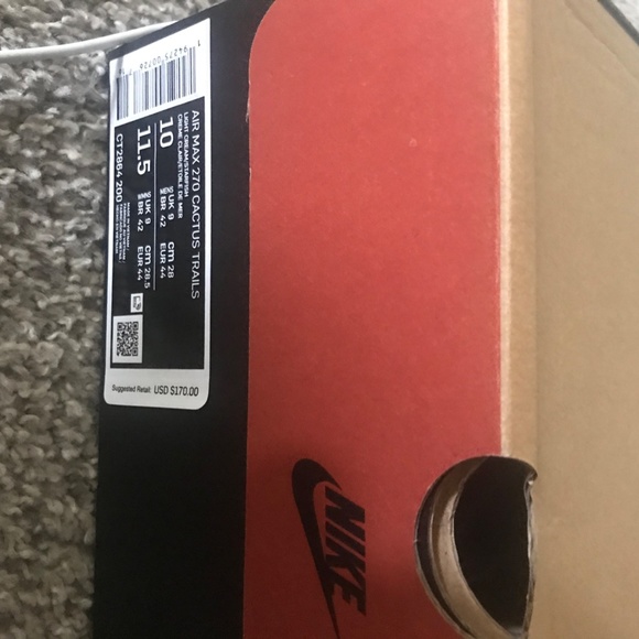 Travis Scott 270 air max cactus jack size 10 - Picture 3 of 6